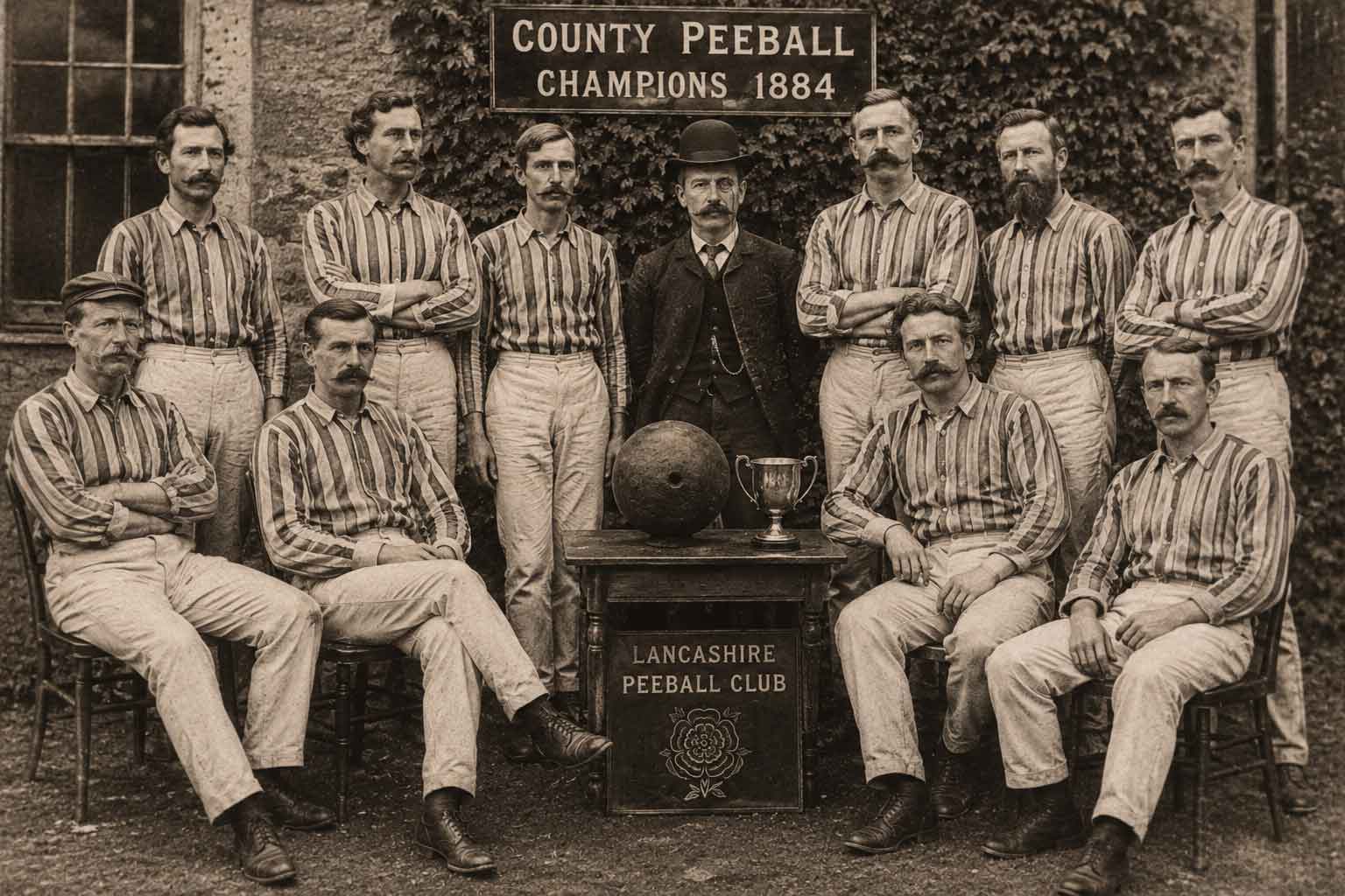 Lancashire Peeball Club, County Peeball Champions 1884